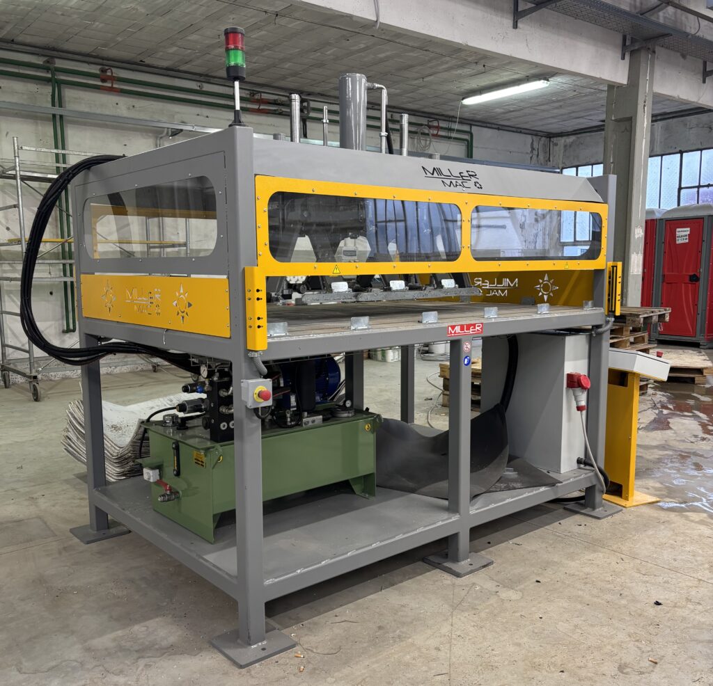 aluminum frame removal machine